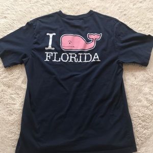 Navy blue vineyard vines shirt